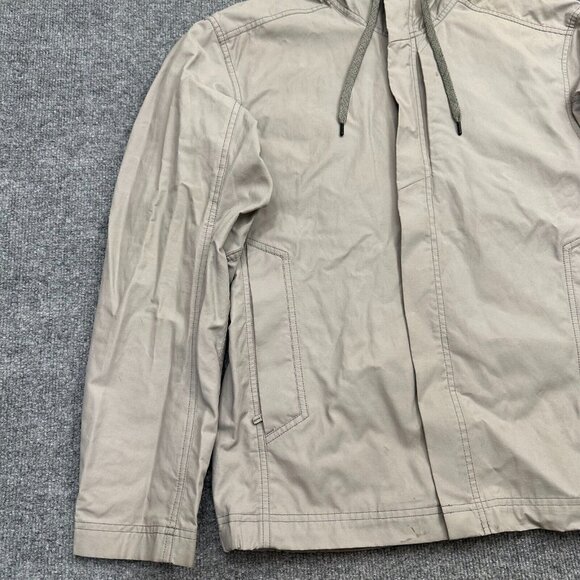 Arc'teryx Waylay Waxed Canvas Jacket Mens Large Gray Full-Zip Hooded - Picture 2 of 16